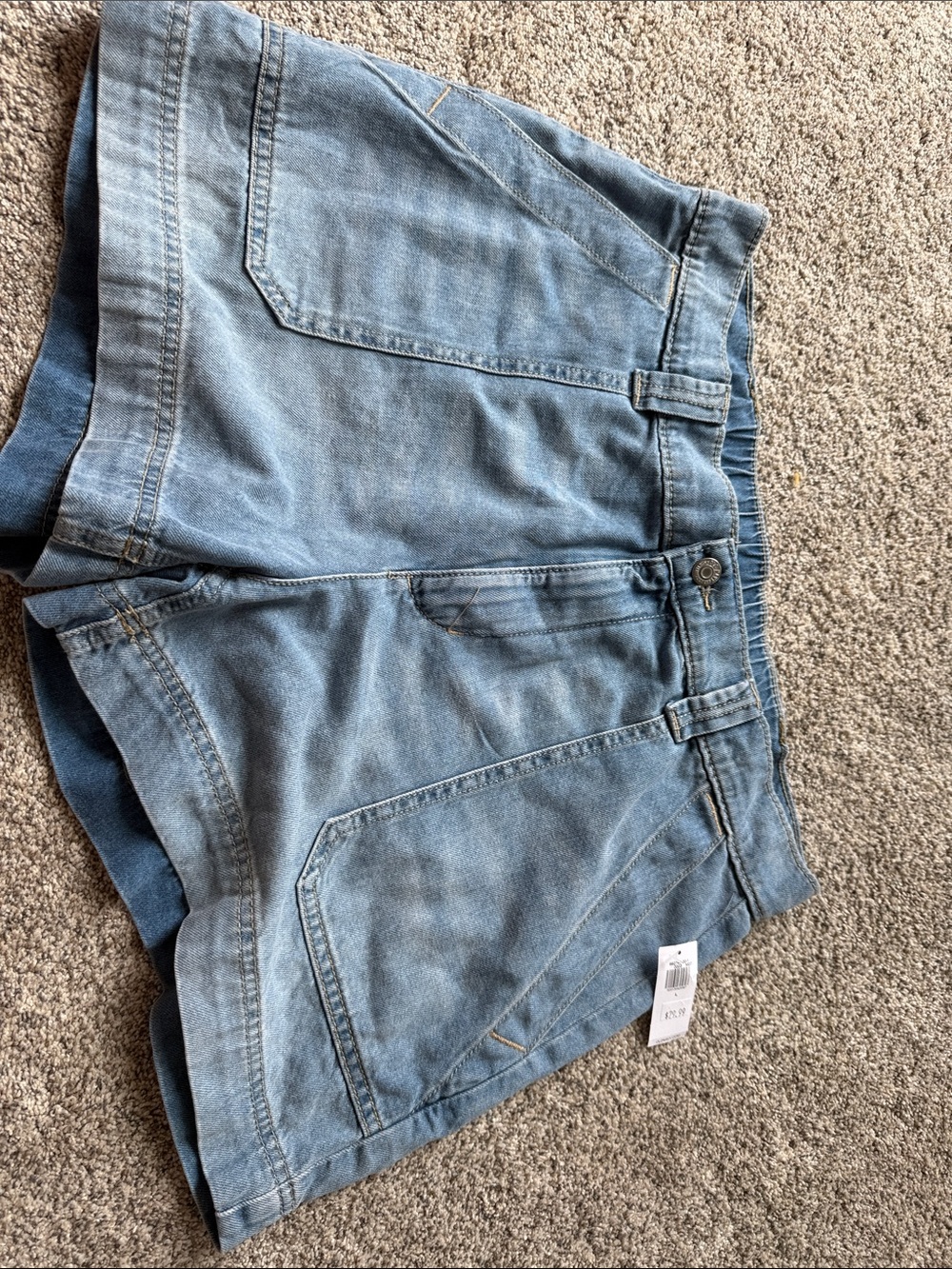 Old Navy Light Blue Denim High-Rise Women's Shorts